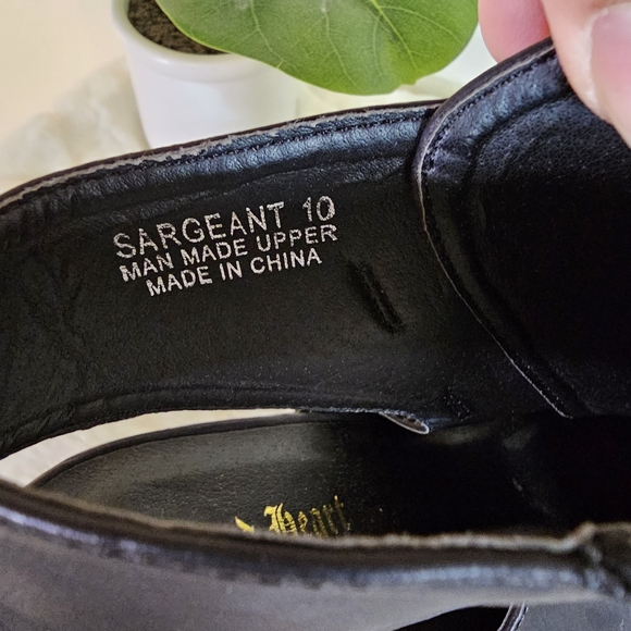 NWOB! Sacred Heart Sargeant Vegan Leather Buckle Booties! Size 10. - Picture 9 of 9